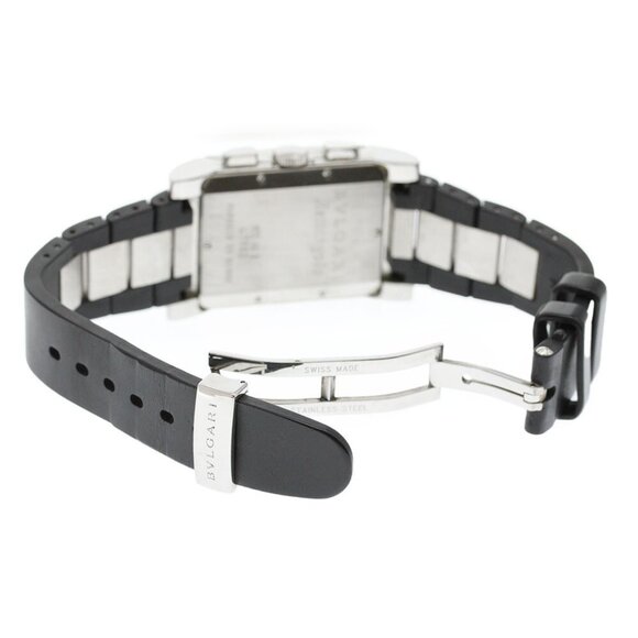 BVLGARI Rettangolo RTC49S Chronograph black Dial Quartz Men's Watch_864024 - Picture 6 of 11